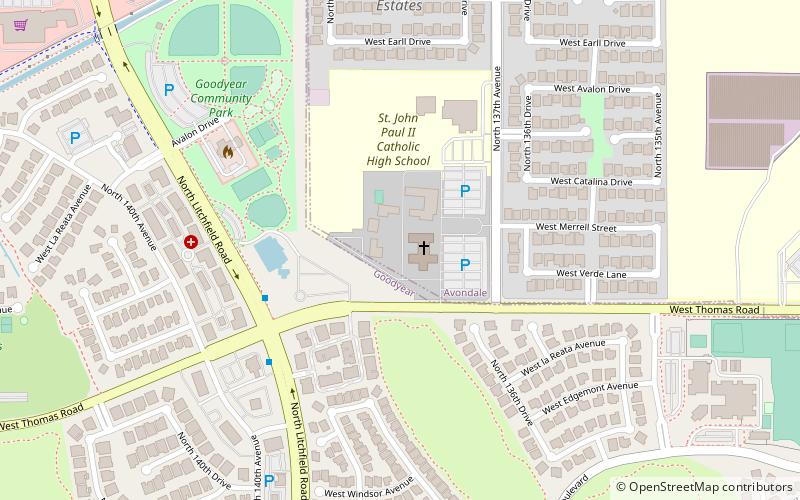 Saint Thomas Aquinas Catholic Church location map