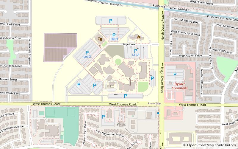 Estrella Mountain Community College location map