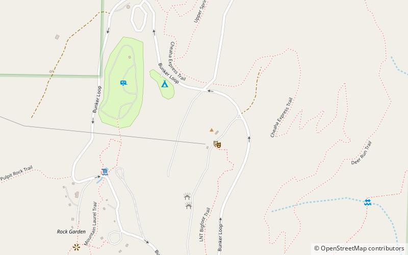 Cheaha Peak location map