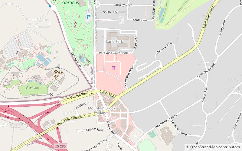 Mountain Brook Estates Building location map