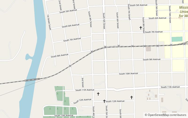Friendship Cemetery location map