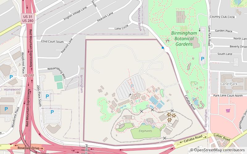 Lane Park location map