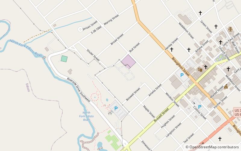 Orangeburg City Cemetery location map