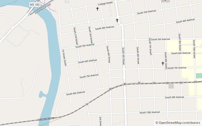 Whitehall location map