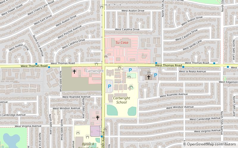 Monroe School location map