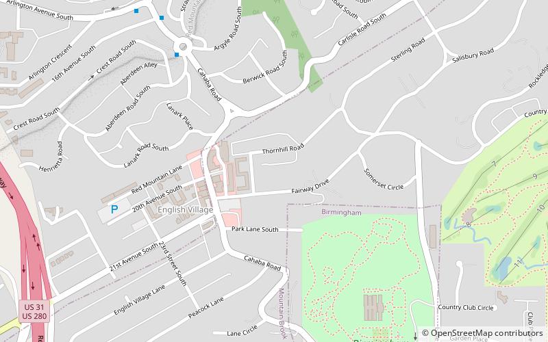 Redmont Garden Apartments location map
