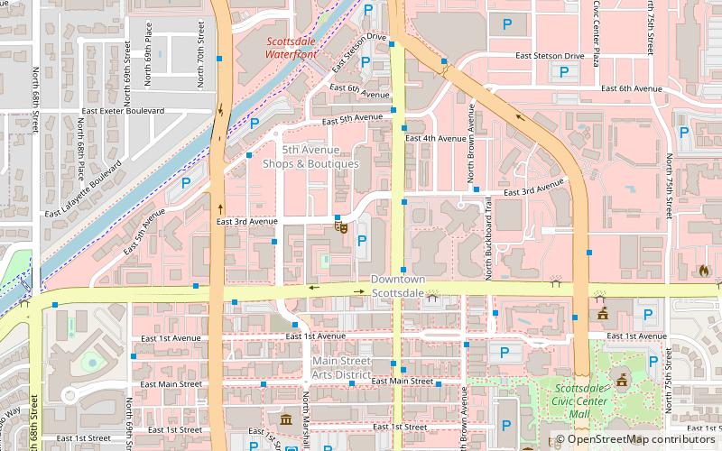 Scottsdale Comedy Spot Comedy Club location map