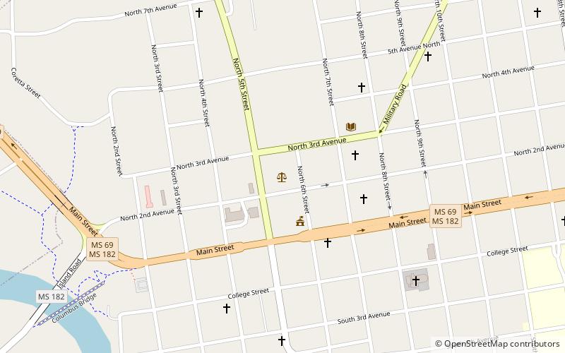 lowndes county courthouse columbus location map