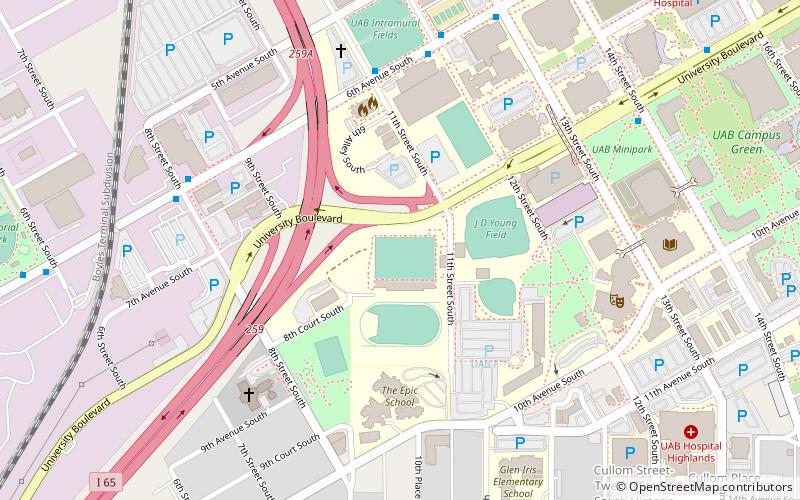 BBVA Field location map