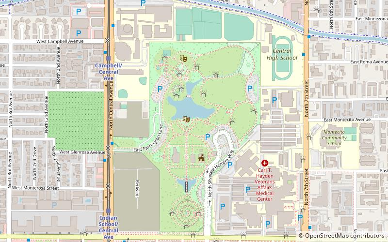 Steele Indian School Park location map