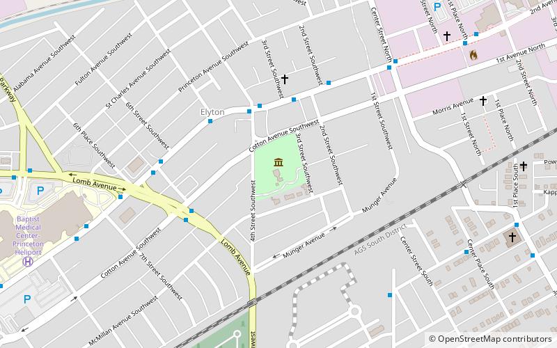 Arlington Antebellum Home and Gardens location map