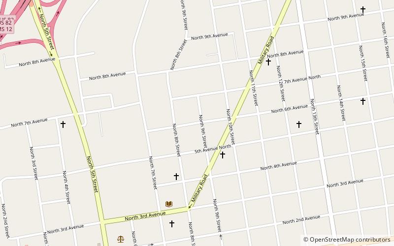 Temple Heights location map