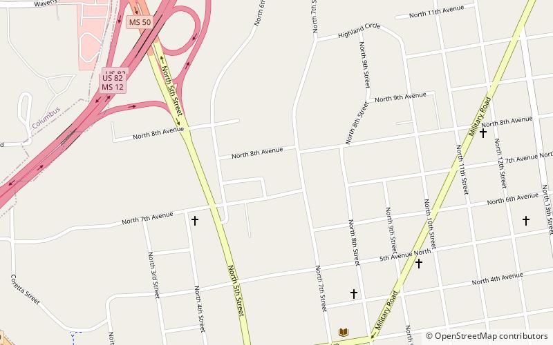 Sykes-Leigh House location map