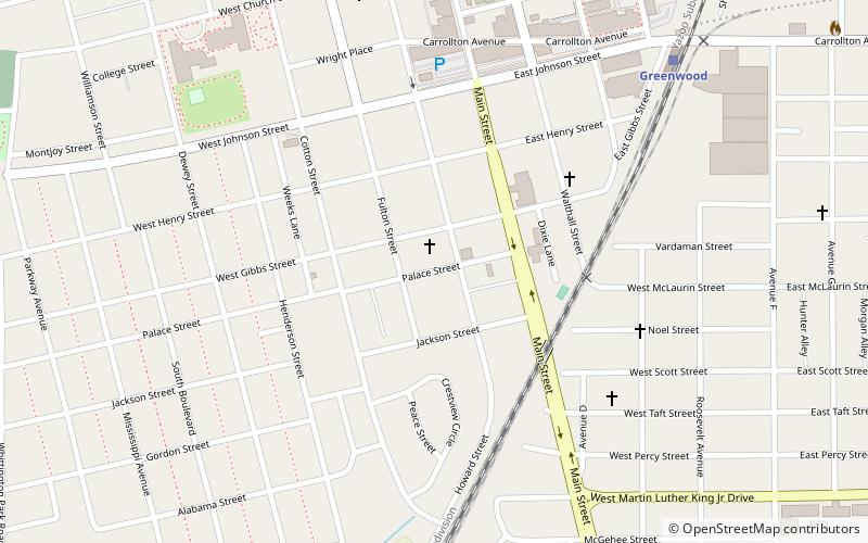 Wesley Memorial Methodist Episcopal location map