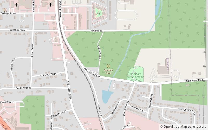 Stately Oaks location map