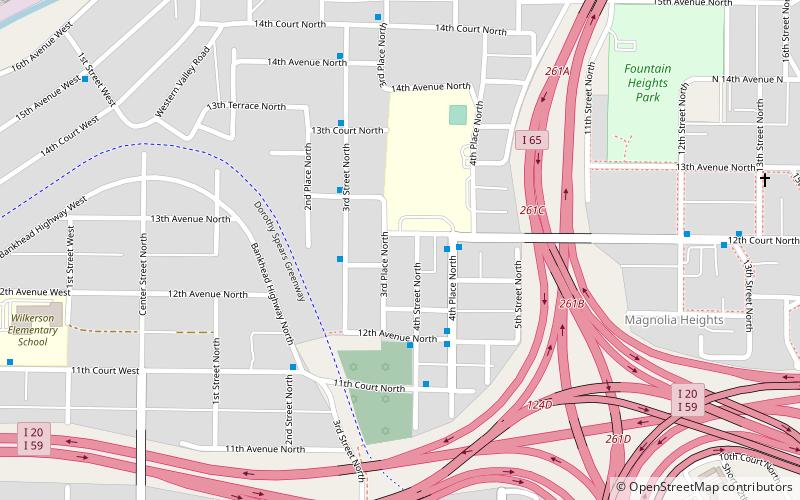 Sardis Baptist Church location map