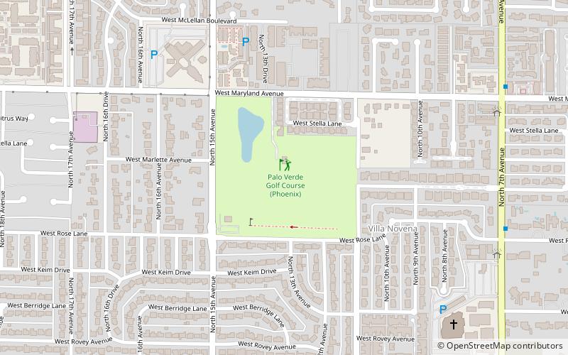 Palo Verde Golf Course location map