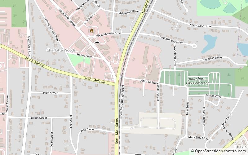 Patrick R. Cleburne Confederate Cemetery location map