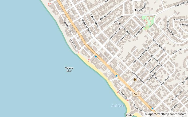 Coastal eddy location map