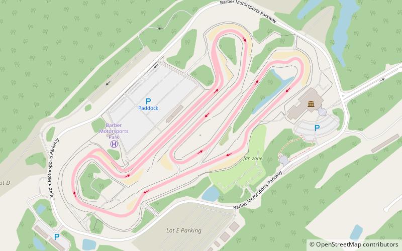 Barber Motorsports Park location map