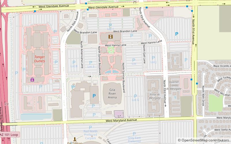 Westgate Entertainment District location map