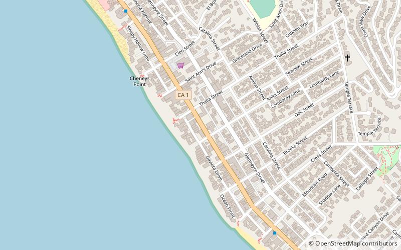 The Chakra Shack - Laguna Beach location map
