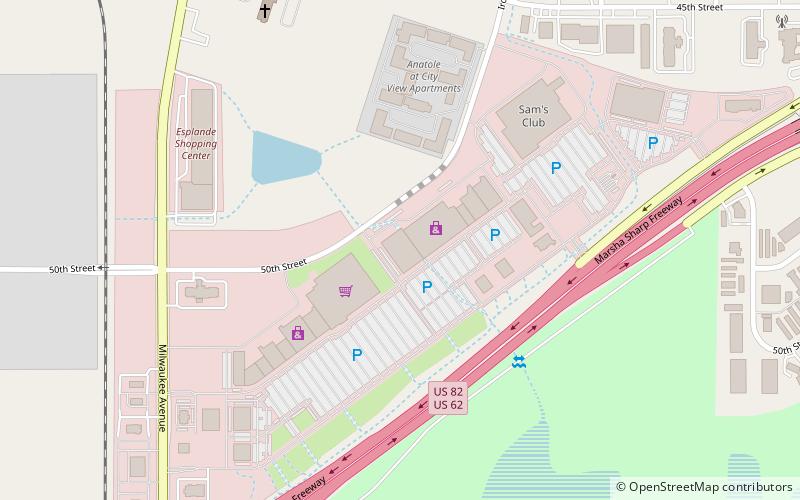 Canyon West Shopping Center location map