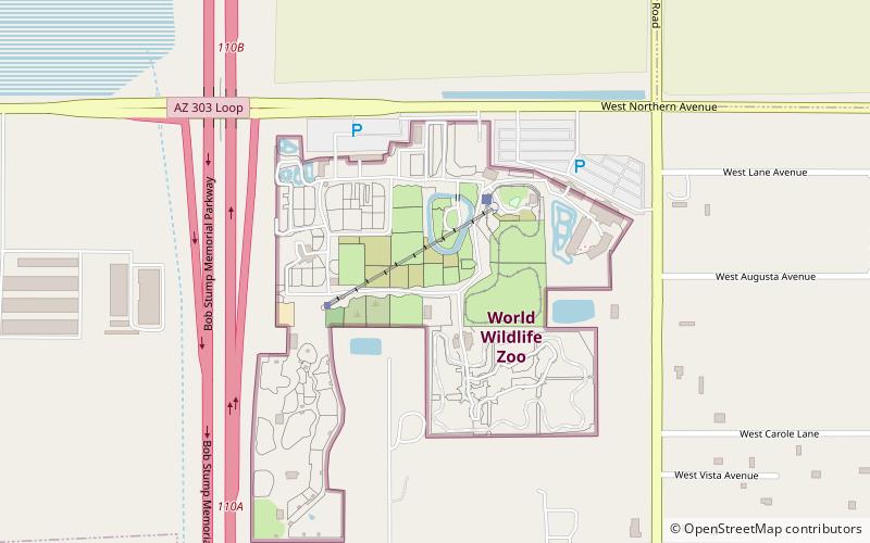 Wildlife World Zoo location map