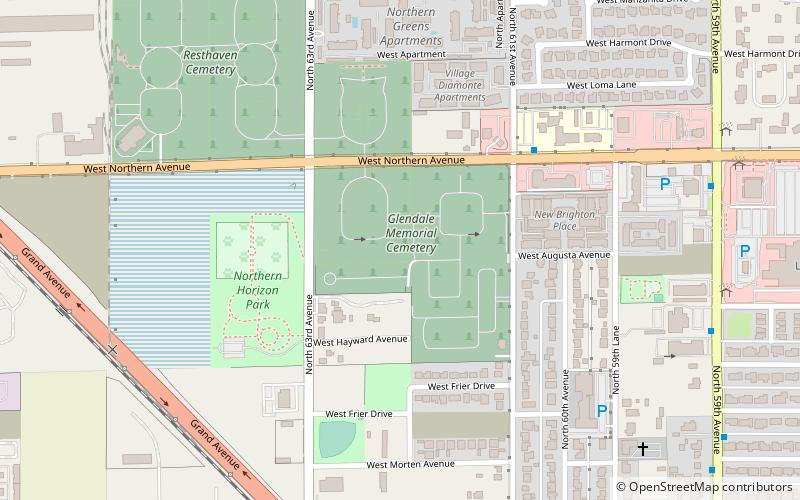 Glendale Memorial Park Cemetery location map