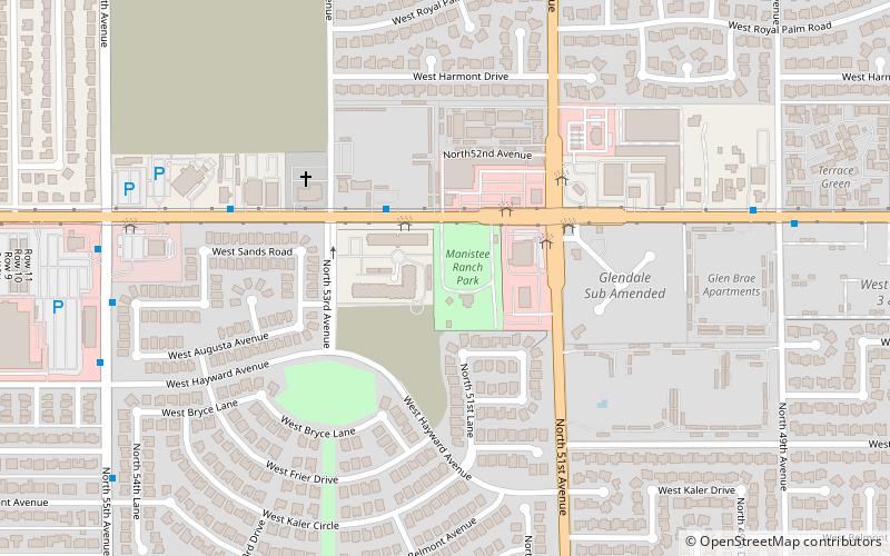 Manistee Ranch location map