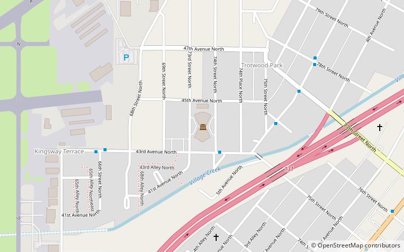 Southern Museum of Flight location map