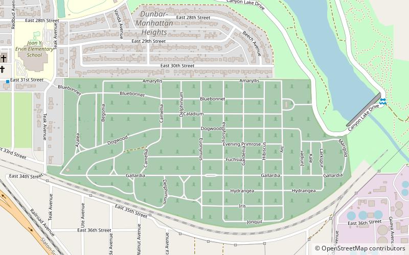 Eastlawn Memorial Gardens location map