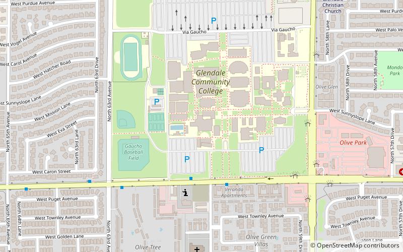 Glendale Community College location map