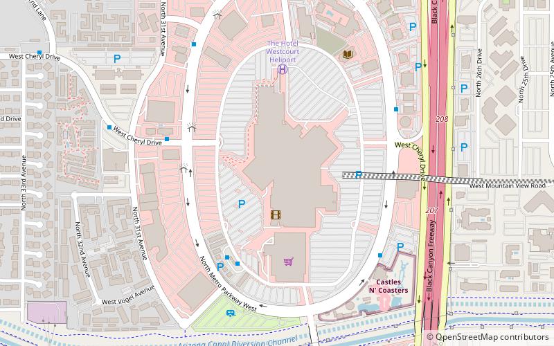 Metrocenter location map
