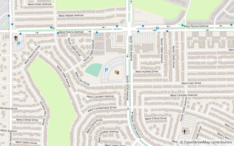 Sun Bowl Amphitheatre location map