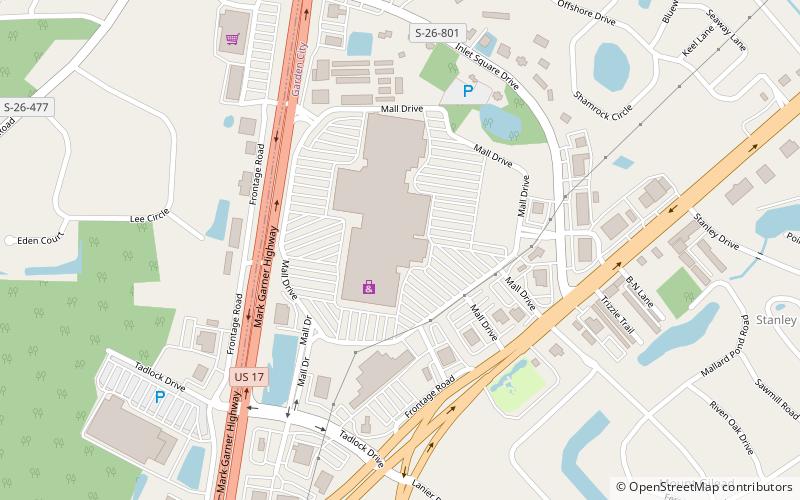 Inlet Square Mall location map