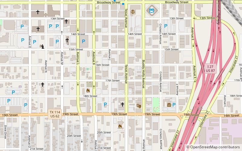 national college baseball hall of fame lubbock location map