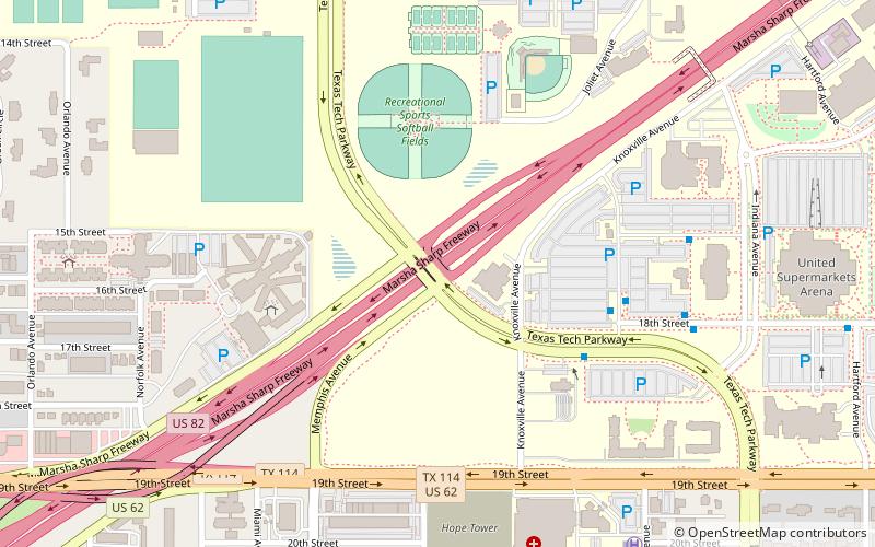 Texas Tech University System Public Art Program location map