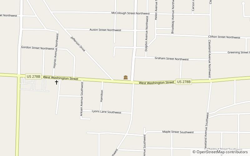 McCollum-Chidester House location map