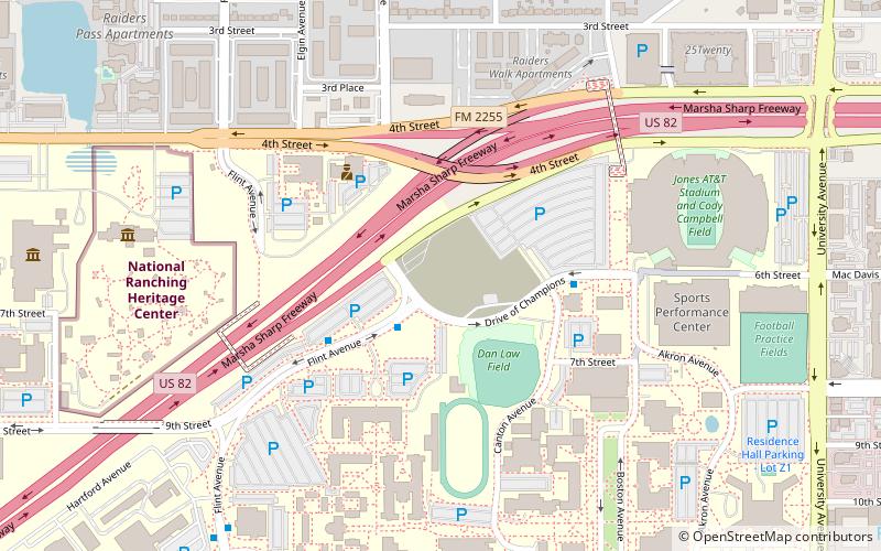 Lubbock Municipal Coliseum location map