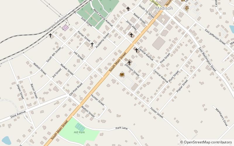 Madison-Morgan Cultural Center location map