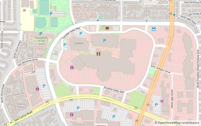 Paradise Valley Mall location map