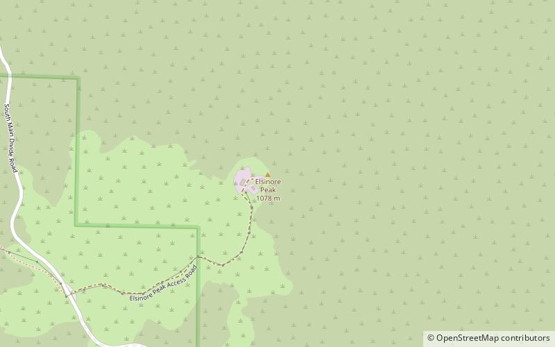 elsinore peak bosque nacional cleveland location map