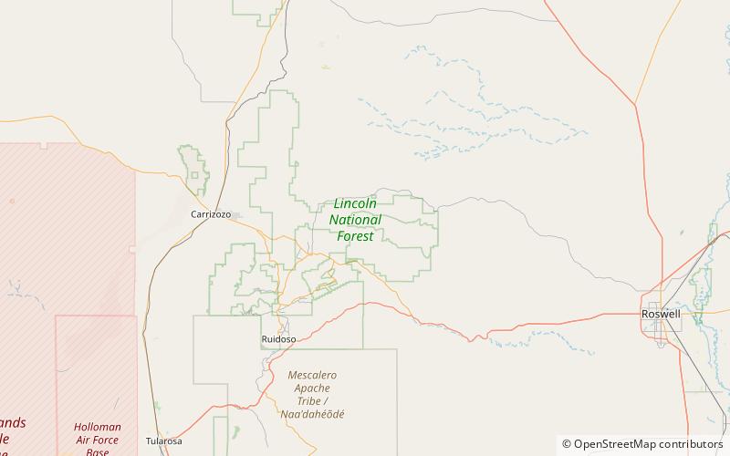Sierra del Capitán location map