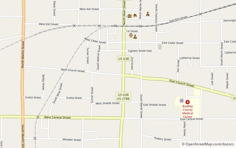 Warren Post Office location map