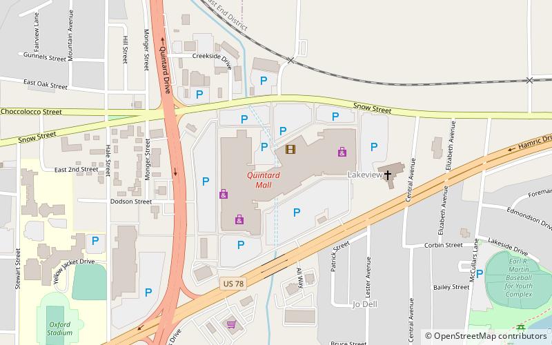 Quintard Mall location map