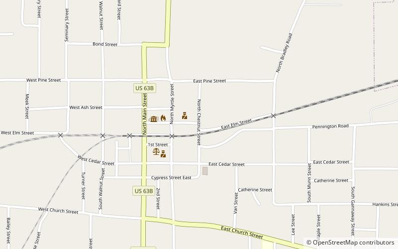 Bailey House location map