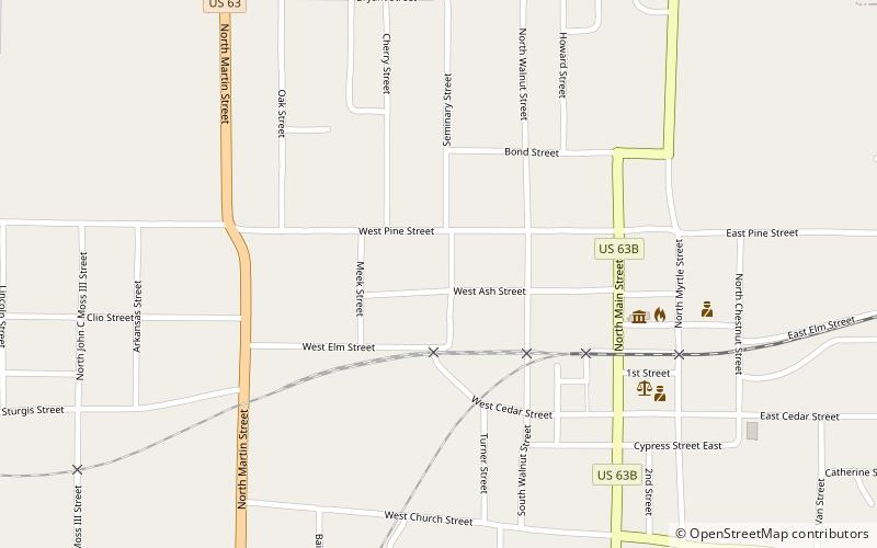 Dr. John Wilson Martin House location map