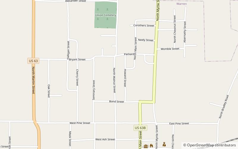 Wilson-Martin House location map