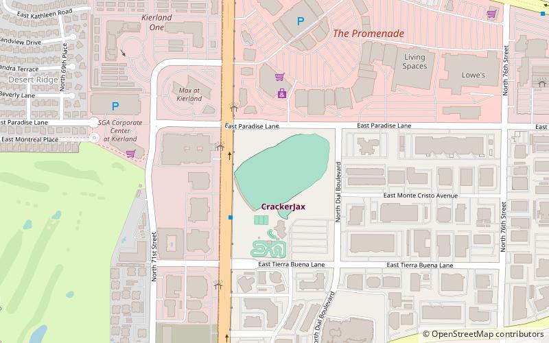 CrackerJax Family Fun & Sports Park location map